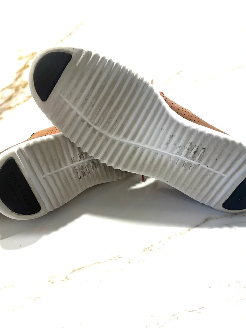Cole Haan brown perforated